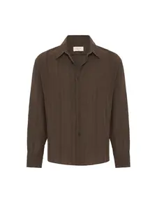 Antioch Košeľa  hnedá