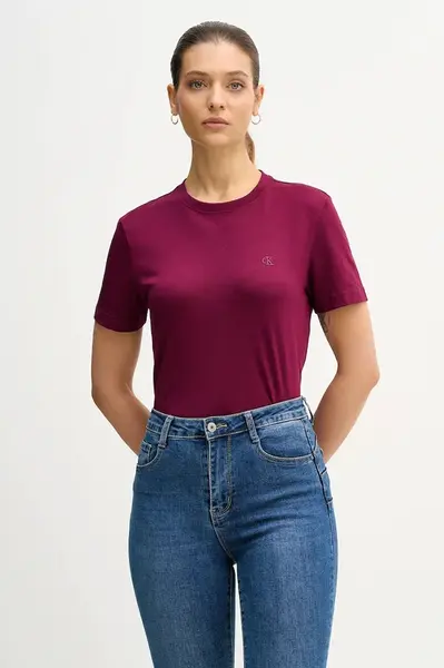 Calvin Klein Jeans basic tričko dámské bavlněné