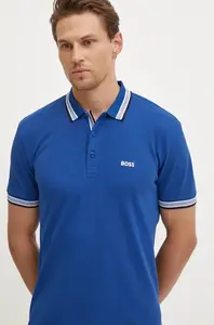 BOSS Green polo tričko pánske bavlnené Paddy