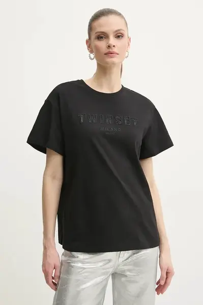 Twinset Bavlnené tričko Twinset
