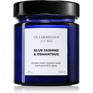 Vila Hermanos Apothecary Cobalt Blue Blue Jasmine & Osmanthus vonná svíčka 150 g