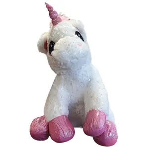 Sparkys PLYŠÁKOV - Jednorožec sediaci 30 cm bílý