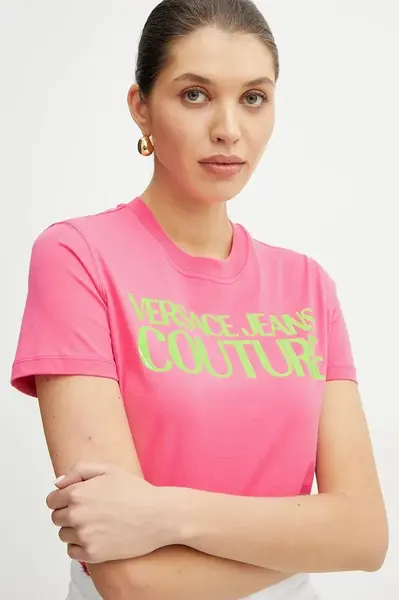 Bavlněné tričko Versace Jeans Couture