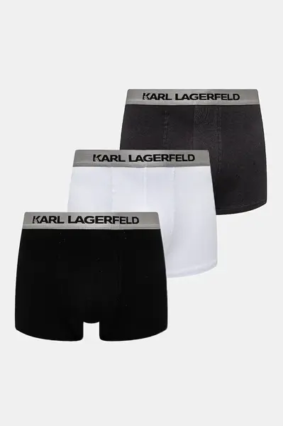 Karl Lagerfeld přiléhavé boxerky pánské bavlněné s elastanem 3-pack