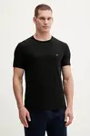 Emporio Armani Underwear basic tričko pánské bavlněné s elastanem 2-pack