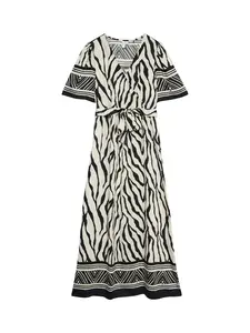 VERO MODA Šaty 'VMKAMILLE'  čierna / biela