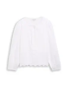 TOM TAILOR Blúzka  biela