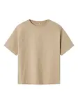 NAME IT Tričko 'Vobbo'  tmavobéžová