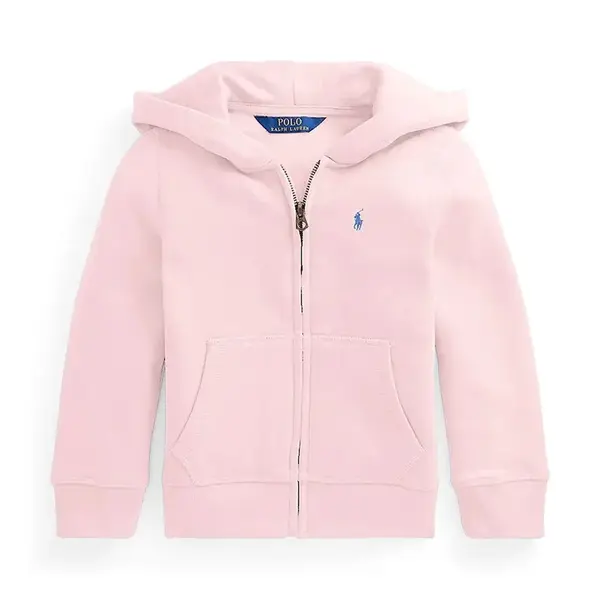 Mikina Polo Ralph Lauren růžová barva, s kapucí, 312833560028