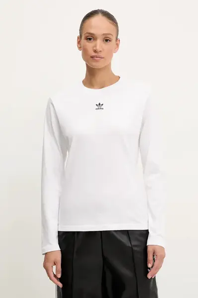 Bavlněné tričko s dlouhým rukávem adidas Originals Essentials