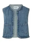 PIECES Vesta 'PCBell'  modrá denim
