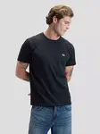 Pánské tričko LEE SS PATCH LOGO TEE WASHED BLACK 112376604 Velikost: M