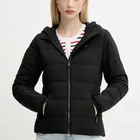 Bunda Tommy Jeans černá barva, přechodná, DW0DW20959