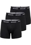 Only & Sons Boxerky 'ONSFitz'  čierna / šedobiela