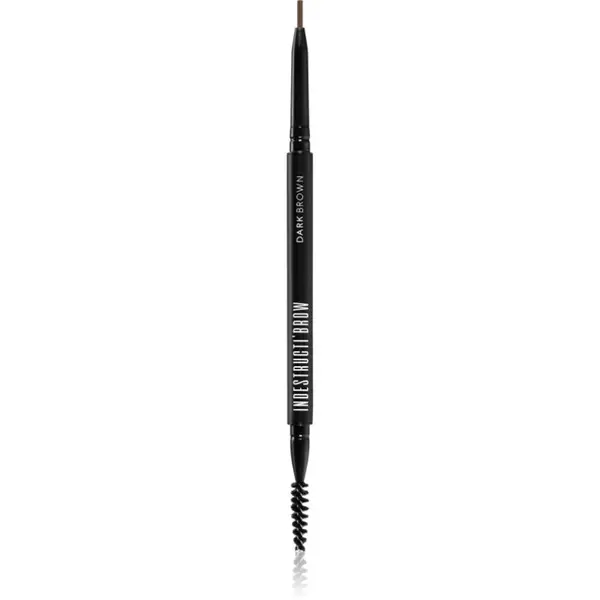 BPerfect Indestructi'Brow dlhotrvajúca ceruzka na obočie s kefkou odtieň Dark Brown 10 g
