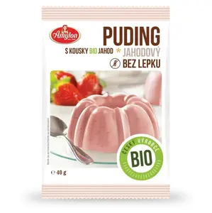 AMYLON Puding  jahodový 40 g BIO