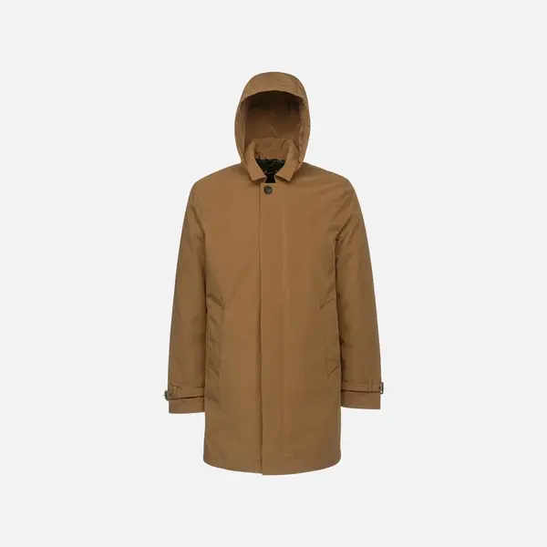 Men's Brown Jacket Geox Anyweco - Mens