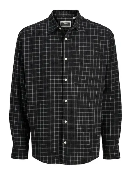 Jack & Jones Plus Košeľa  čierna / biela