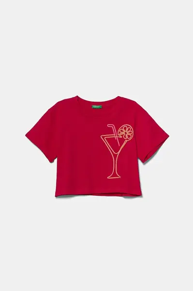 Dětské bavlněné tričko United Colors of Benetton