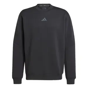 ADIDAS PERFORMANCE Športová mikina 'Designed For Training'  čadičová / čierna