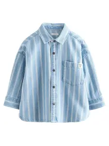 Next Košeľa  modrá denim / biela