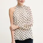 Halenka Pedro del Hierro dámská, béžová barva, vzorovaná, 6639078