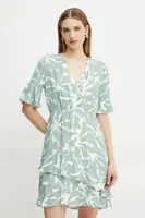 Šaty Fracomina zelená barva, mini, FR25SD1012W428K9