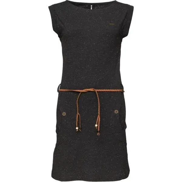 FUNDANGO SAGITTA Dámske šaty, čierna, veľkosť