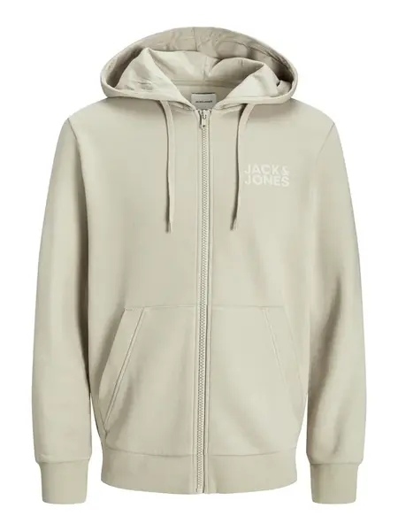 JACK & JONES Tepláková bunda  tmelová