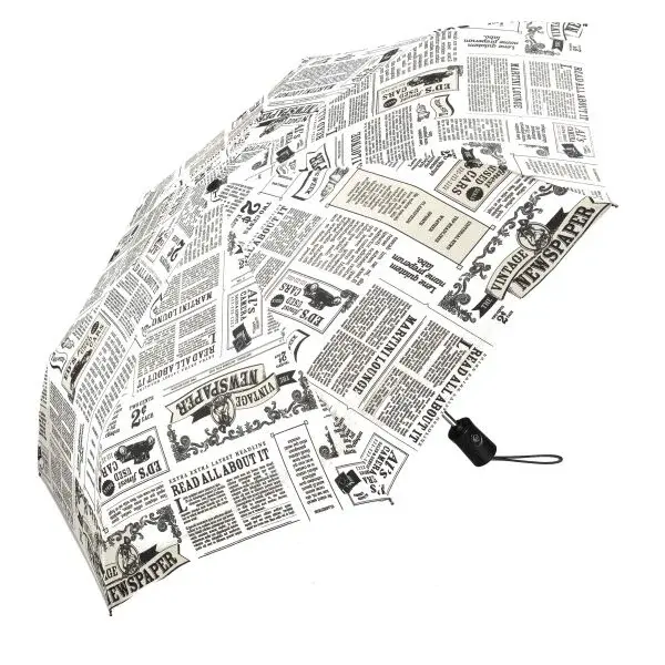 HAPPY RAIN NOVINY Dámsky automatický dáždnik, biela, veľkosť