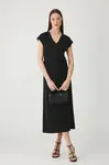 Šaty Medicine černá barva, midi