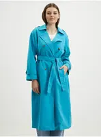 Trenčkoty a ľahké kabáty pre ženy VERO MODA - modrá
