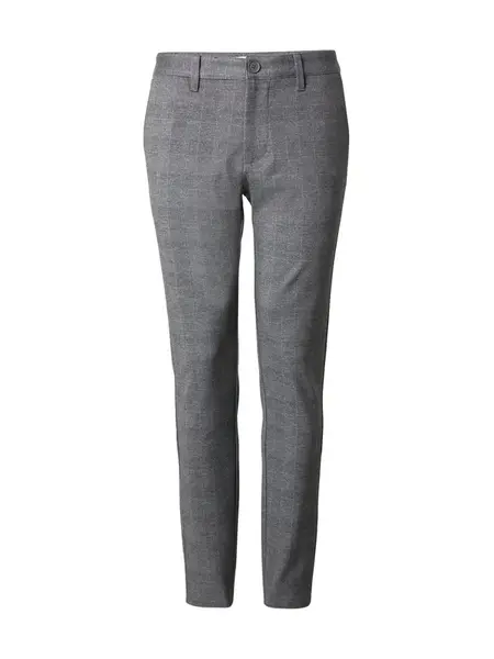 Only & Sons Chino nohavice 'ONSMark'  sivá melírovaná