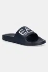 Dětské pantofle EA7 Emporio Armani tmavomodrá barva, 7Y000037 AF15118