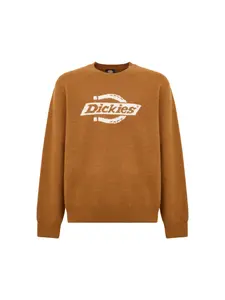 DICKIES Sveter 'Ruston'  karamelová / biela