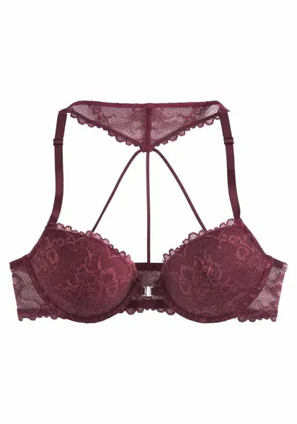 LASCANA Podprsenka  burgundská