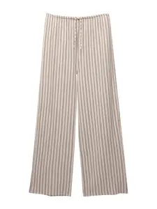 Pull&Bear Nohavice  nebielená / sivá