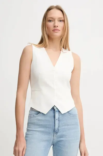 Vesta Calvin Klein béžová barva, jednořadá, K20K208242