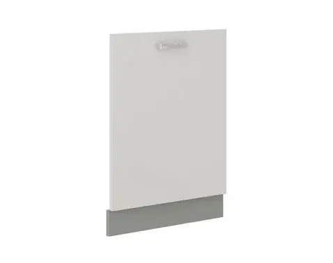 Predný panel na vstavanú kuchynskú umývačku Bianka ZM,60 cm,biely lesk%