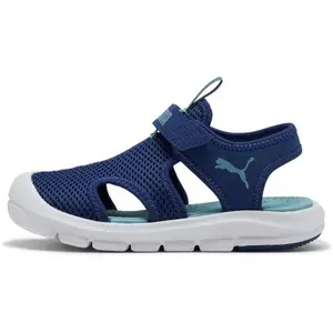 Puma FUN RACER SANDAL MESH V PS Dětské sandále, tmavě modrá, velikost 32