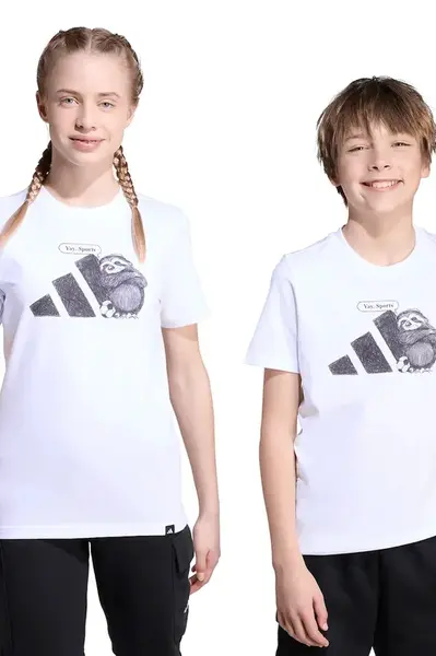 Dětské bavlněné tričko adidas