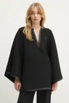 Pončo Karl Lagerfeld černá barva, A3W20016