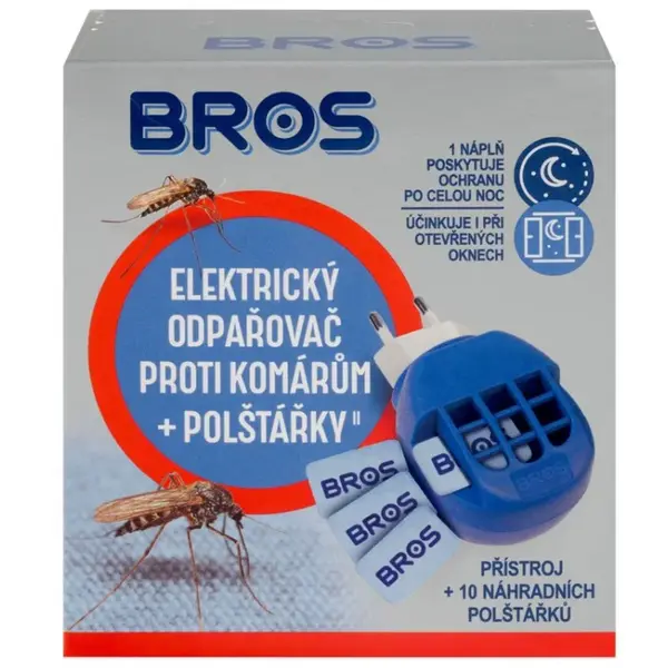 BROS elektrický odparovač + vankúšiky