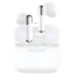 REMAX W37 TWS bezdrôtové slúchadlá s ENC, Bluetooth 5.4 – Biela