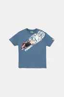 Dětské bavlněné tričko United Colors of Benetton x Marvel