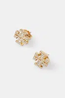Náušnice Tory Burch Kira Pave Stud 158535-783