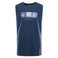 Pánské bavlněné tílko alpine pro quaret 2 modrá xl