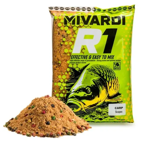 Mivardi krmítková směs r1 carp 1,4 kg - scopex