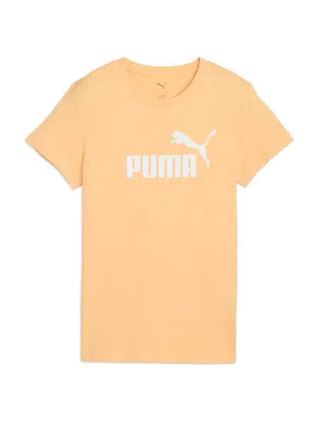 PUMA Funkčné tričko 'Ess No. 1'  marhuľová / biela