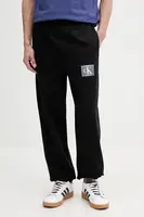 Tepláky Calvin Klein pánské, černá barva, s potiskem, LV04RC287G